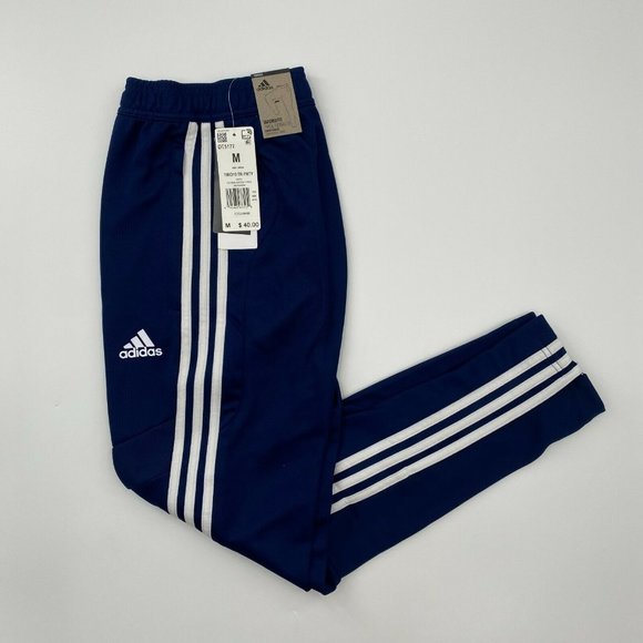 adidas Other - Adidas Boy's Tiro 19 Training Pants Navy Blue/White Side Stripe DT5177 sz M/8-10